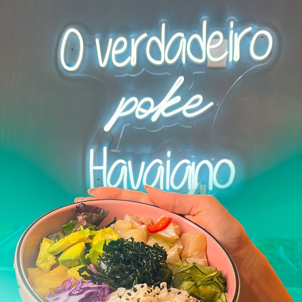 Restaurante havaiano no Itaim