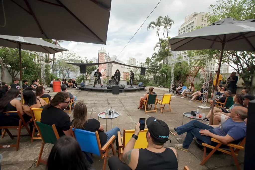 Rooftop da Galeria do Rock