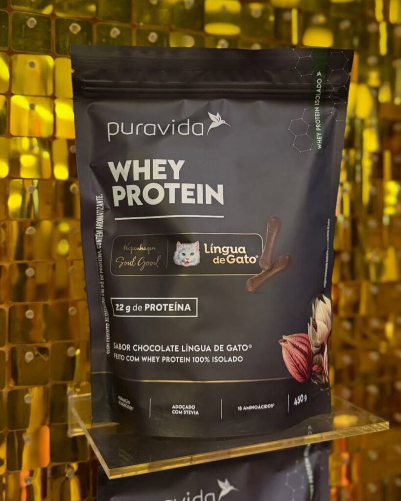 Whey protein sabor Língua de Gato