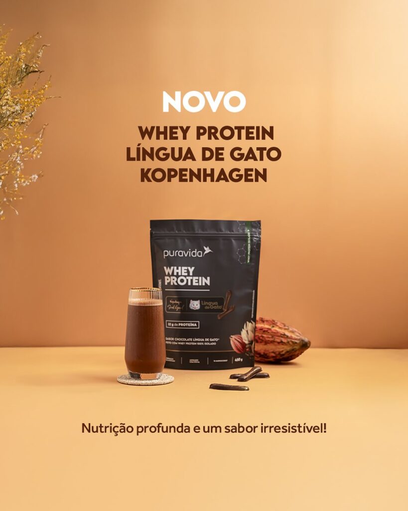 Whey protein sabor Língua de Gato
