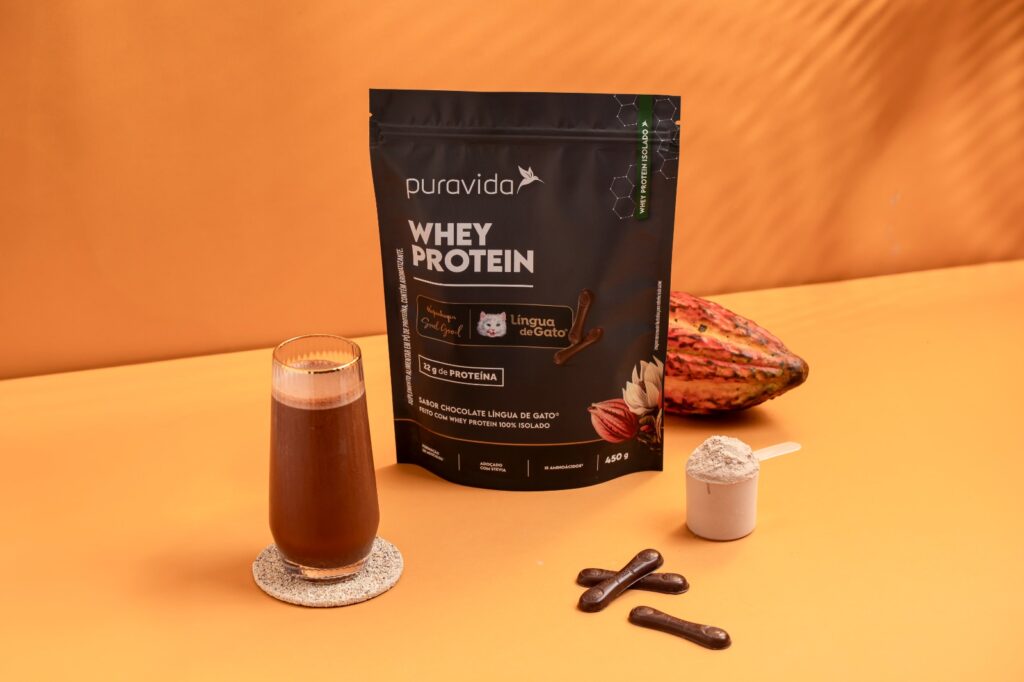 Whey protein sabor Língua de Gato