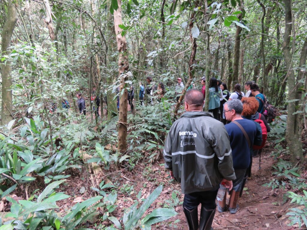 Trilha para antigo teleférico