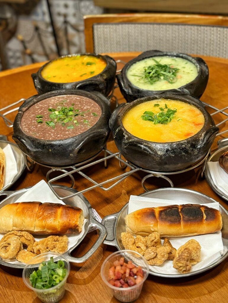 Rodízio de sopas e caldos no restaurante O Mineiro Prime