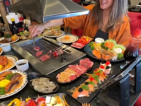 Rodízio japonês com churrasco