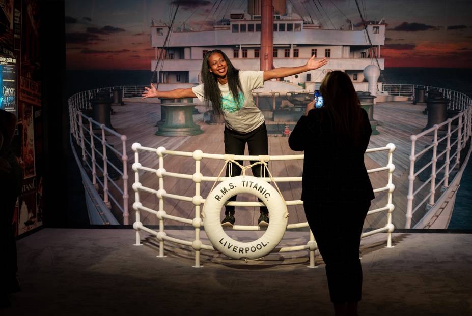 exposição imersiva do Titanic