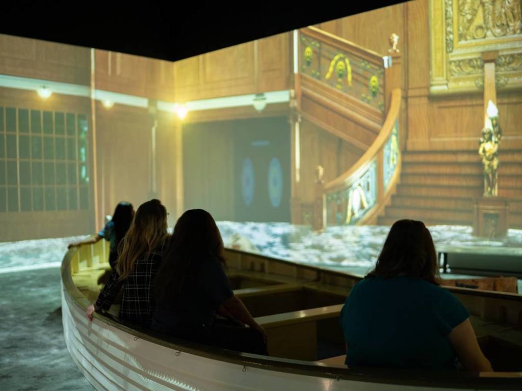 exposição imersiva do Titanic