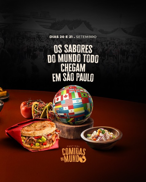 Festival Comida do Mundo em São Paulo