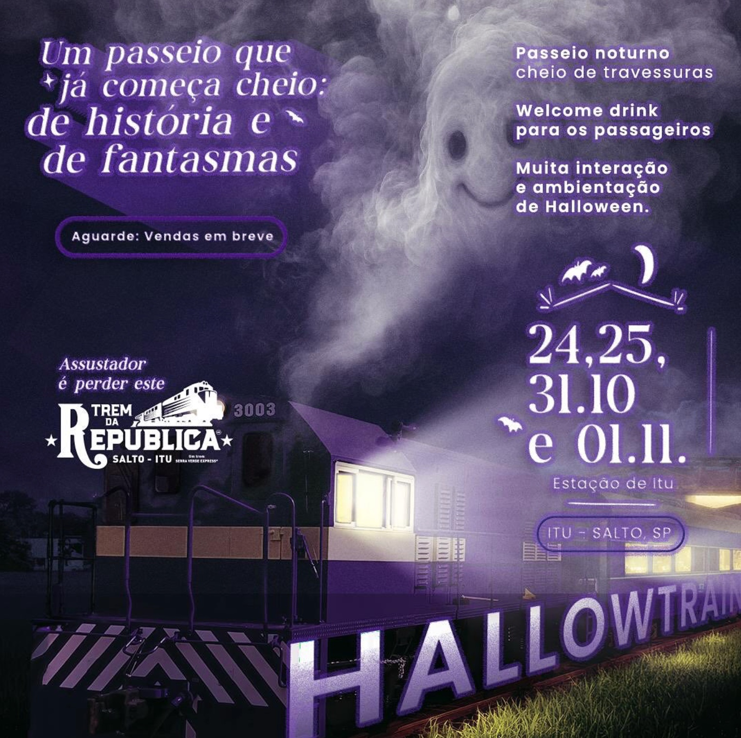 Hallowtrain 2025 (Divulgação)