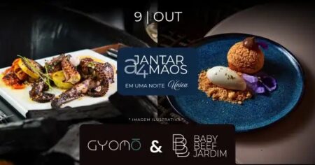 Jantar à 4 mãos Baby Beef Jardim