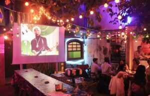 Cinema ao ar livre da Up Frei Caneca