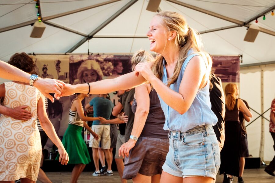 Dança de salão no Parque Celso Daniel em Santo André