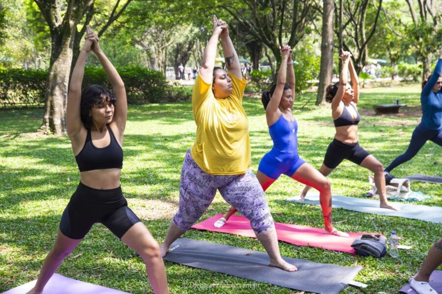 Festival no Parque Ibirapuera Yoga