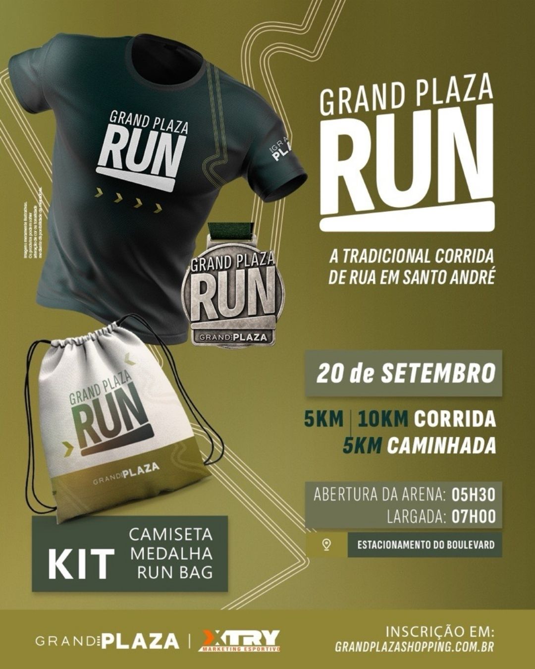 Corrida de rua em Santo André - Grand Plaza Run