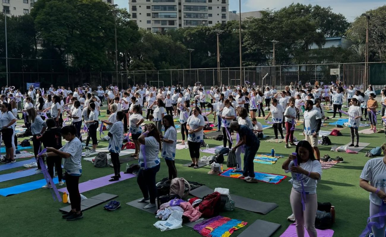 Pilates no Parque Celso Daniel